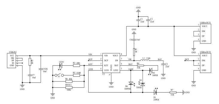 XR3327单节锂电池充放电深圳电源管理芯片