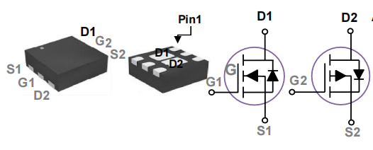 XR2221 N+P双通道深圳场效应管，低导通内阻