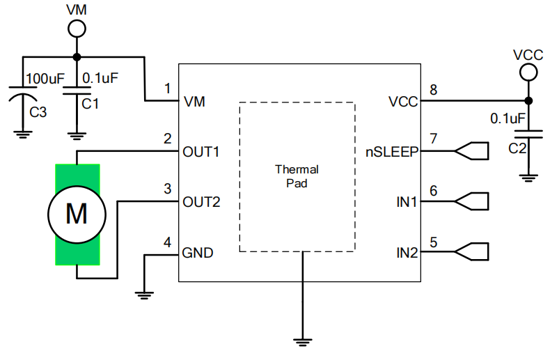 12V深圳直流电机驱动芯片 BDR6122F