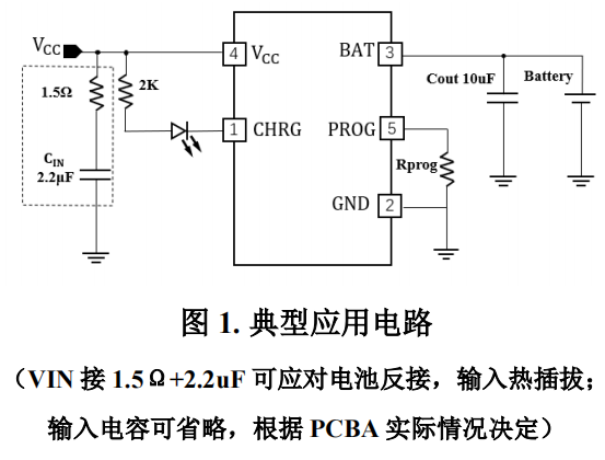 4055H 500mA 深圳线性锂离子电池充电器