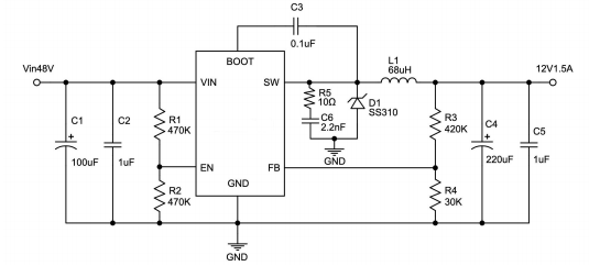 100V的深圳异步降压型DC-DC转换器XR3820