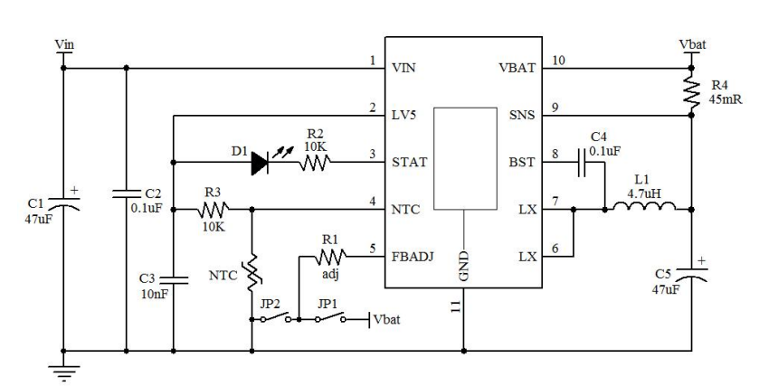 BC910深圳 开关型单节锂电池充电管理芯片，3A同步降压锂离子充电器