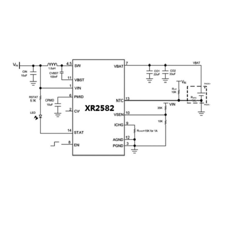 深圳XR2582(双节锂电池充电IC）